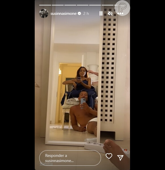 Anitta e Simone Susinna adoram compartilhar fotos juntos nas redes sociais