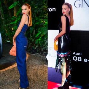 Marina Ruy Barbosa trocou de look durante o evento da Ginger