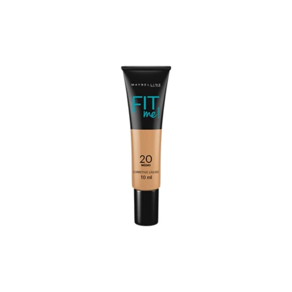 Corretivo Líquido Ny Fit Me 20 Médio, Maybelline 