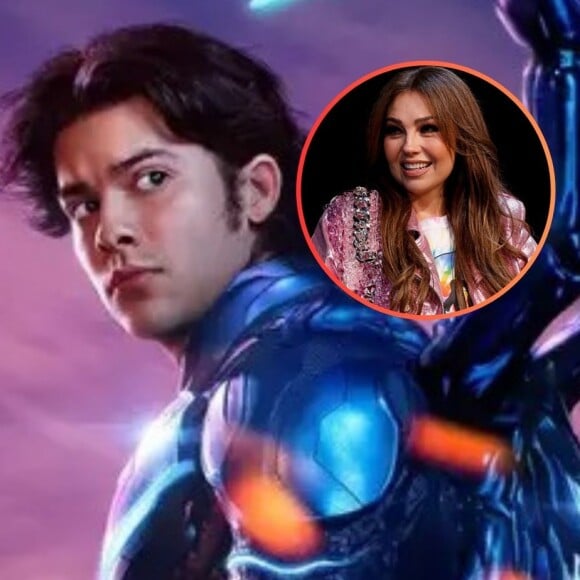 Thalia fica abismada com a sua estreia em 'Hollywood' graças ao filme 'Besouro Azul' da DC Comics.