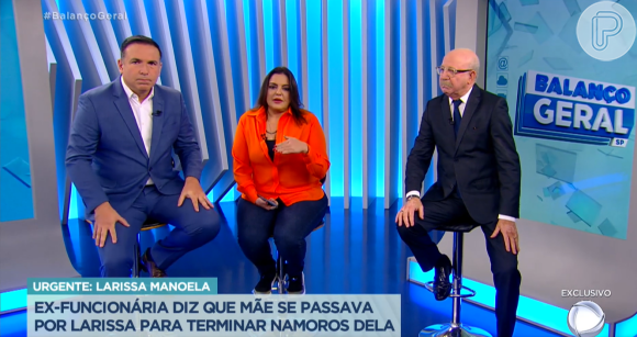 'Balanço Geral' exibe entrevista exclusiva com ex-funcionária da família de Larissa Manoela