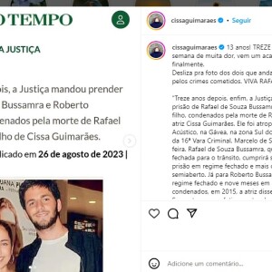 Cissa Guimarães comemorou decisão da Justiça