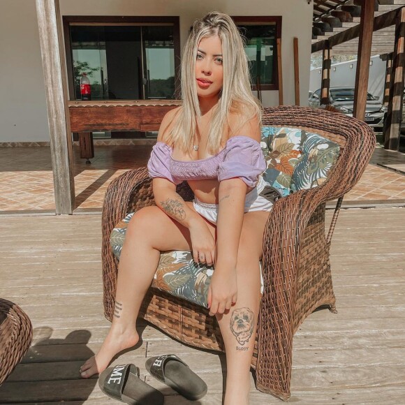 MC Cabelinho e Duda se encontraram durante a passagem do cantor por Belo Horizonte