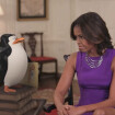 Michelle Obama conversa com Capitão em vídeo de 'Os Pinguins de Madagascar'