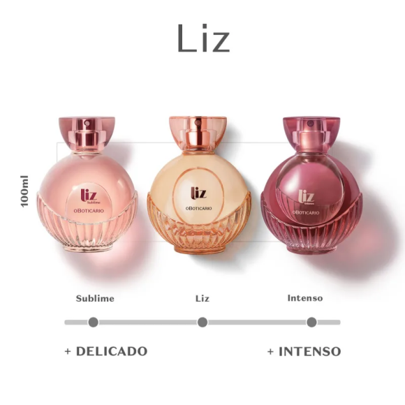 Linha de perfumes Liz, do Boticário, é feita com fórmula exclusiva que conta com Base de Laire Íris Nobre, que leva anos para ser produzida