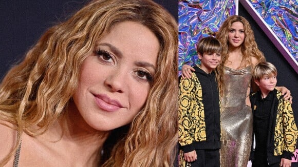 Chora não, Piqué! Filhos de Shakira, Sasha e Milan esbanjam estilo com looks de 12 mil em premiação com a mãe