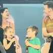 Filhos de Thais Fersoza e Michel Teló ganham pedido especial ao cantarem com o pai pela 1ª vez em show