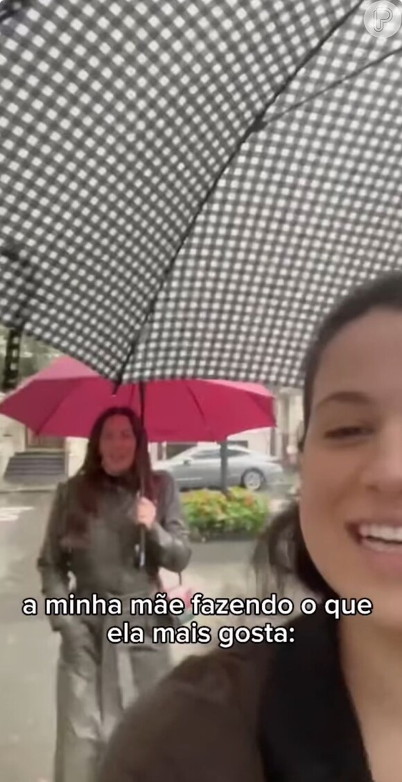 Nos Estados Unidos, Claudia Raia passou um 'perrengue chique' com as intensas chuvas