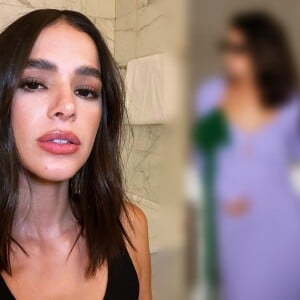 Vestido lilás de Bruna Marquezine comprova como comprimento midi é pura elegância