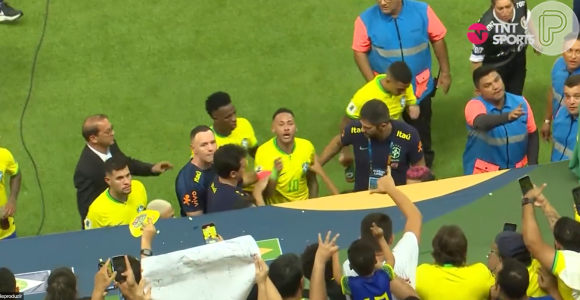 Neymar mandou torcedor brasileiro tomar naquele lugar após tomar chuva de pipoca