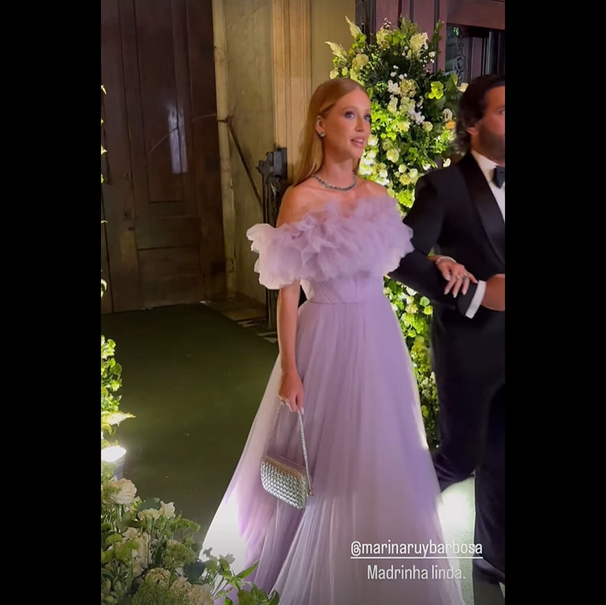 Foto Marina Ruy Barbosa Usou Um Vestido Longo Tomara Que Caia Na