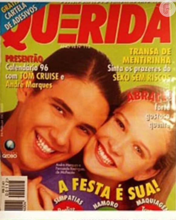 Fernanda Rodrigues e André Marques namoraram nos anos 1990, nos tempos de 'Malhação'