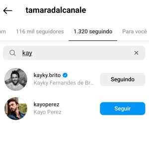 Mulher de Kayky Brito, Tamara Dalcanale mantém o marido no seu Instagram