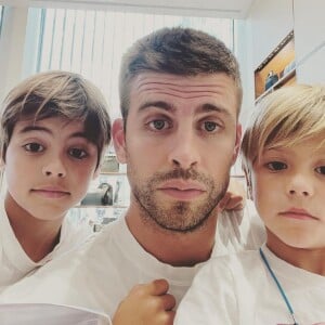 Piqué é pai de dois meninos, Milan e Sasha