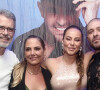 Paolla Oliveira no camarim do show de Diogo Nogueira encontrou com Mauro Farias e Heloísa Périssé
