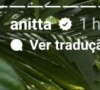 Anitta esteve no terreiro de Canbomblé após show no Brasil