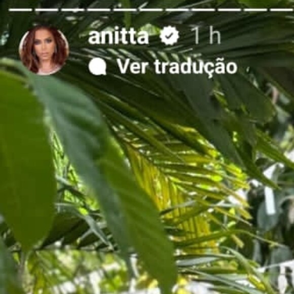 Anitta esteve no terreiro de Canbomblé após show no Brasil