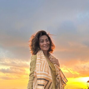 Alfaiataria em tom mostarda: Ju Paes montou um look caprichado com peças elegantes e coloridas