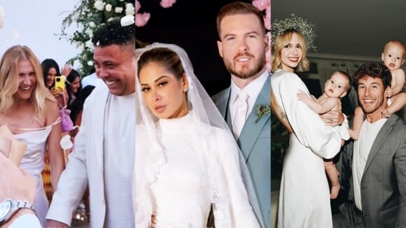 Retrospectiva 2023 tem casamentos dos famosos: quem disse 'sim' neste ano, das cerimônias mais simples às mais luxuosas