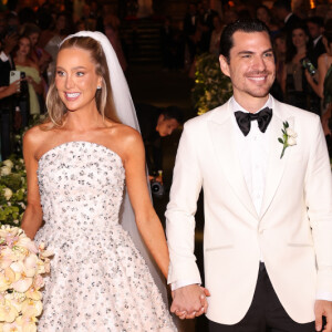 Retrospectiva 2023: Paula Aziz e Francisco Garcia se casaram em uma igreja no centro no Rio de Janeiro em outubro