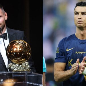 Messi ganha Bola de Ouro e Cristiano Ronaldo reage