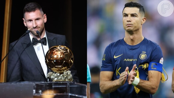 Messi ganha Bola de Ouro e Cristiano Ronaldo reage
