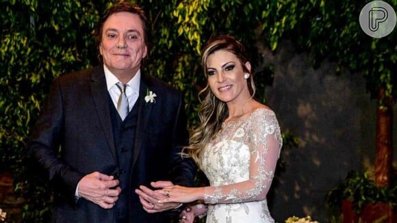 Fábio Jr. e Maria Fernanda Pascucci se casaram em São Paulo em uma cerimônia para 200 pessoas