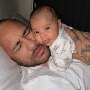 Neymar é comparado pela semelhança física à filha, Mavie, nascida em outubro de 2023