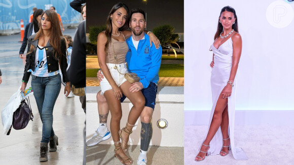 Como o estilo de Antonella Roccuzzo, mulher de Messi, mudou com a fama? Veja evolução dos looks da empresária!