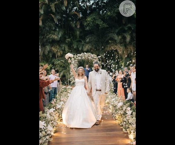 Giovanna Antiório fez um casamento de luxo para 250 convidados no Rio de Janeiro