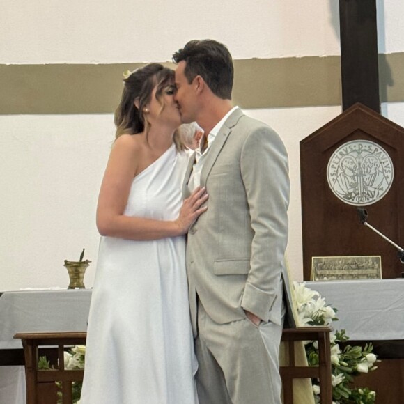 O casamento de Paulinho Vilhena e Maria Luiza aconteceu em SP