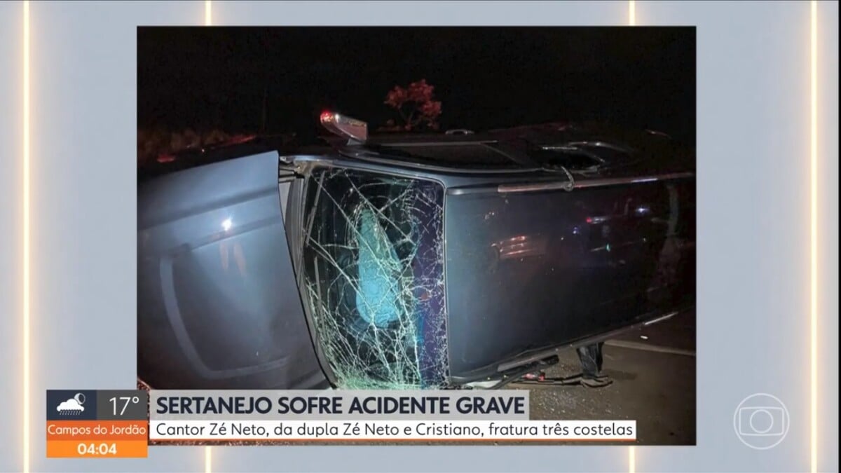 Foto Acidente Do Cantor Z Neto Sertanejo Segue Na Uti Mais De Um Dia Ap S Capotar Seu Carro