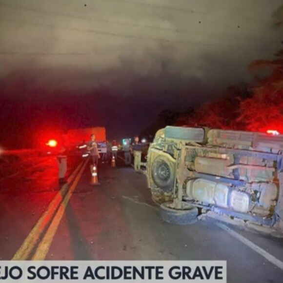 Zé Neto quebrou três costelas em grave acidente de carro, mas não apresentou outras complicações