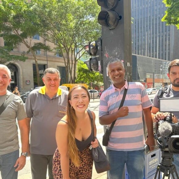 Juliane Massaoka homenageou equipe da Globo após tentativa de assalto