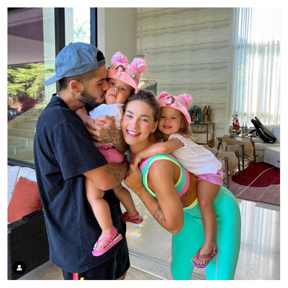 Zé Felipe e Virgínia estão juntos há três anos e já são pais de Maria Alice e Maria Flor 