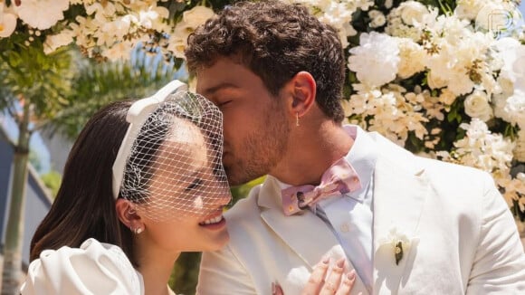 Casamento surpresa de Larissa Manoela e André Luiz Frambach emocionou cunhada e sogra da atriz: 'Ganhei uma irmã'