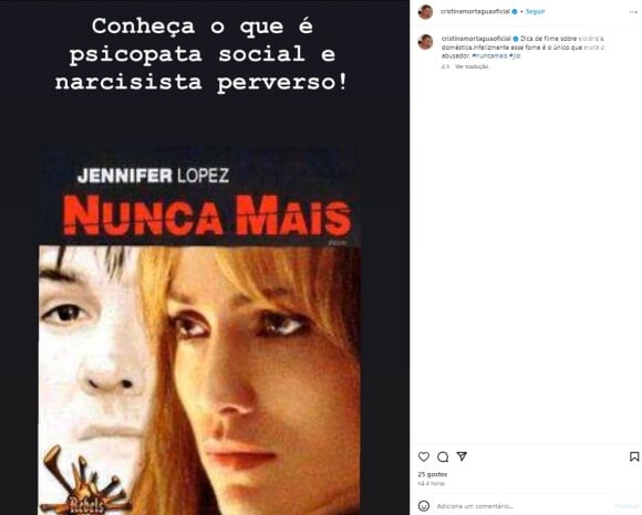 O que houve com Cristina Mortágua? Perfil da modelo na web teve postagens enigmáticas e de denúncias