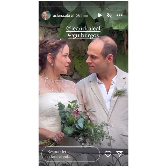 Casamento: Leandra Leal disse sim a Guilherme Burgos no dia 21 de dezembro de 2023
Guilherme Burgos