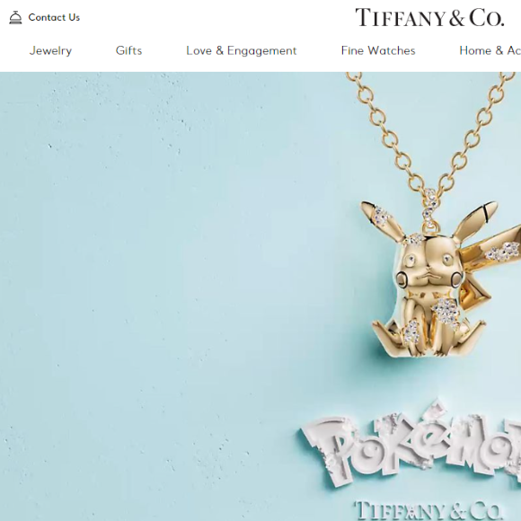 Coleção da Pokémon com Tiffany & Co. foi desenvolvida pelo artista contemporâneo Daniel Arsham