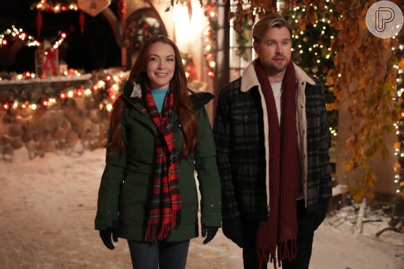 'Uma Quedinha de Natal' é um filme com Lindsay Lohan e Chord Overstreet gostoso de assistir no Natal