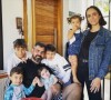 Mulher de Juliano Cazarré com 6 filhos revela diagnóstico de burnout