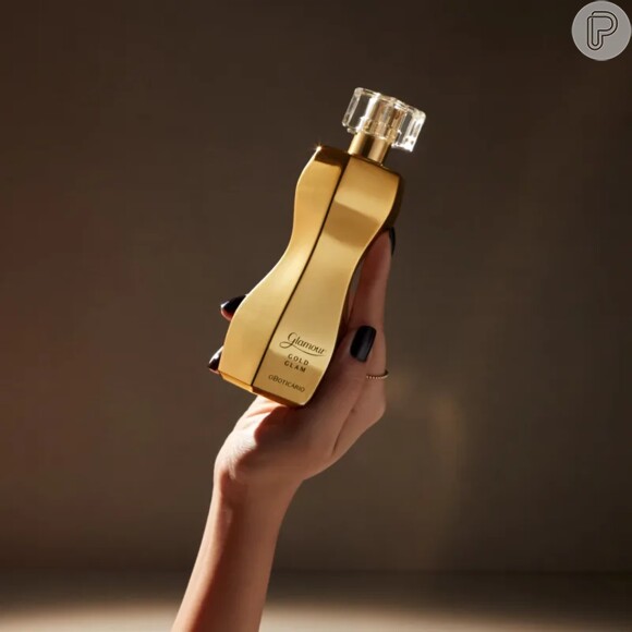 Perfume glow para usar no Réveillon: Glamour Gold Glam é outra opção do Boticário