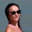 Sabrina Sato corre na praia, empina o bumbum com biquíni rosa cavadíssimo e deixa fãs babando. Veja fotos!