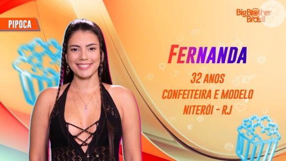 BBB 24: Fernanda é confeiteira e modelo