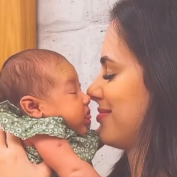 Bruna Biancardi compartilha registro fofo ao lado de Mavie