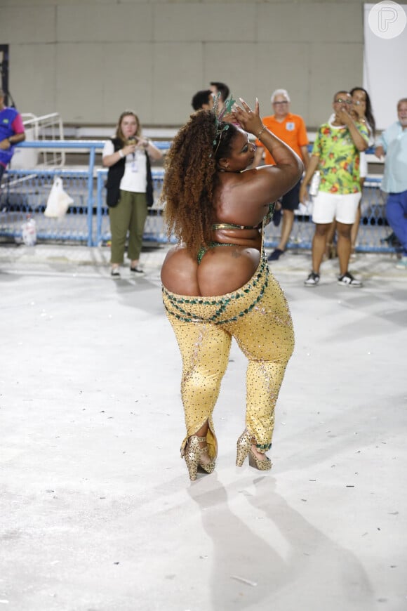 Jojo Todynho deixou o bumbum à mostra em seu look de Carnaval 2024