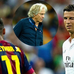 Jorge Jesus compara Neymar a Cristiano Ronaldo
