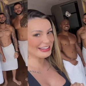 Filho filma Andressa Urach fazendo sexo de 30 minutos