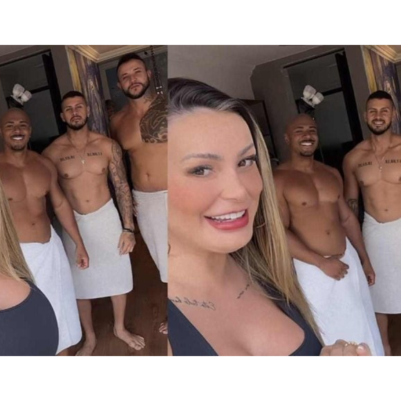Filho filma Andressa Urach fazendo sexo de 30 minutos
