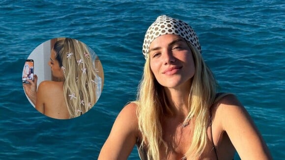 Giovanna Ewbank faz topless em lingerie fio-dental e empina o bumbum para foto polêmica: 'Não quero desfazer...'